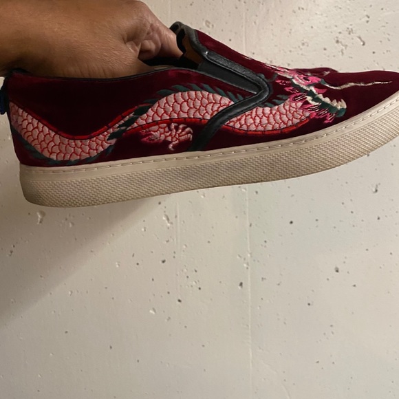 Gucci Dublin dragon slip-on sneakers - Picture 2 of 12